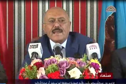 صالح يلقي خطاب حربي ويعلن اعتزامه مخاطبة الشعب ويتوعد هادي والمهرولين إلى عدن بالهزيمة (تفاصيل)